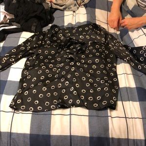 3/4 length sleeve blouse